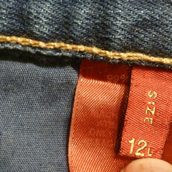 X2 Quality Denim Blue  Wash Stella Bootcut Jeans Low Rise 5 Pockets Sz 12 - Picture 11 of 13